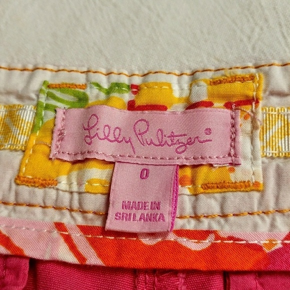 Lilly Pulitzer Embroidered Sun Shorts 0 - Picture 7 of 7